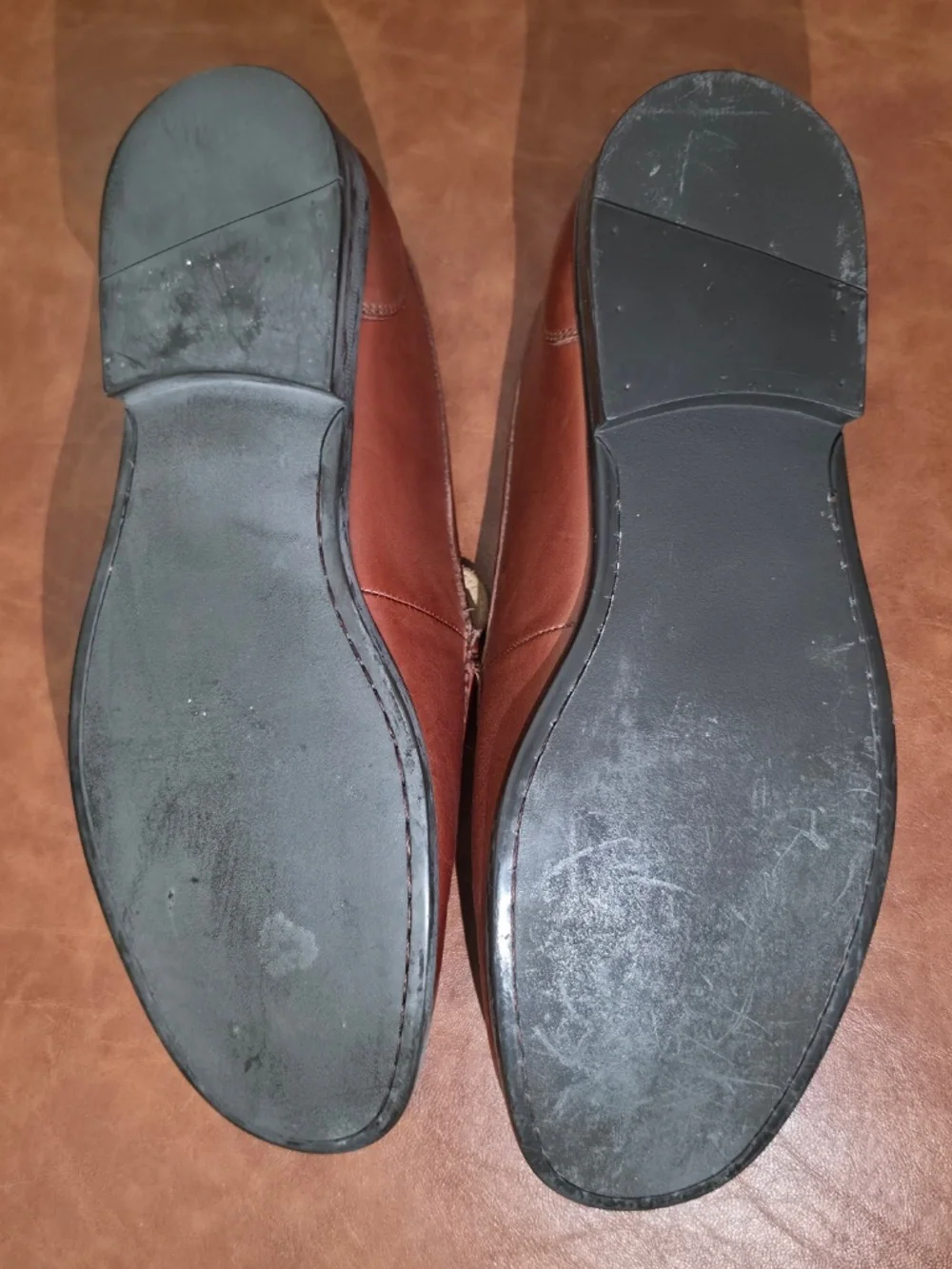 14th & Union Men’s Size 14M Brown Woven Leather Loafers